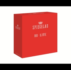 סט 2 כוסות יין שפיגאלו קריסטל בורגנדי סדרת Hi-Lite - 