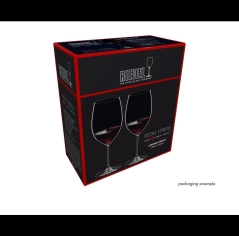 זוג כוסות יין רידל סדרת וריטס קברנה סובניון  - 