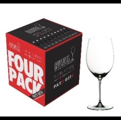 כוסות רידל וריטס קברנה מארז 3+1 - 